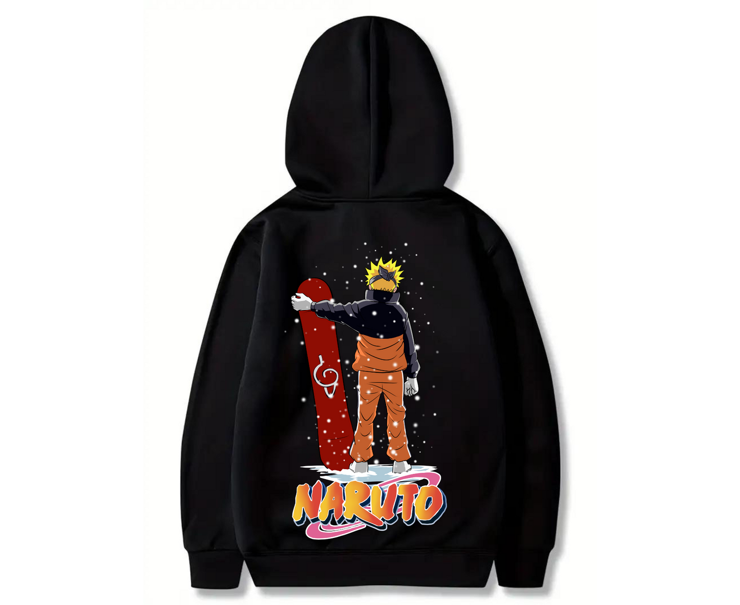 Naruto Snowboarding in Snow Pullover Hoodies