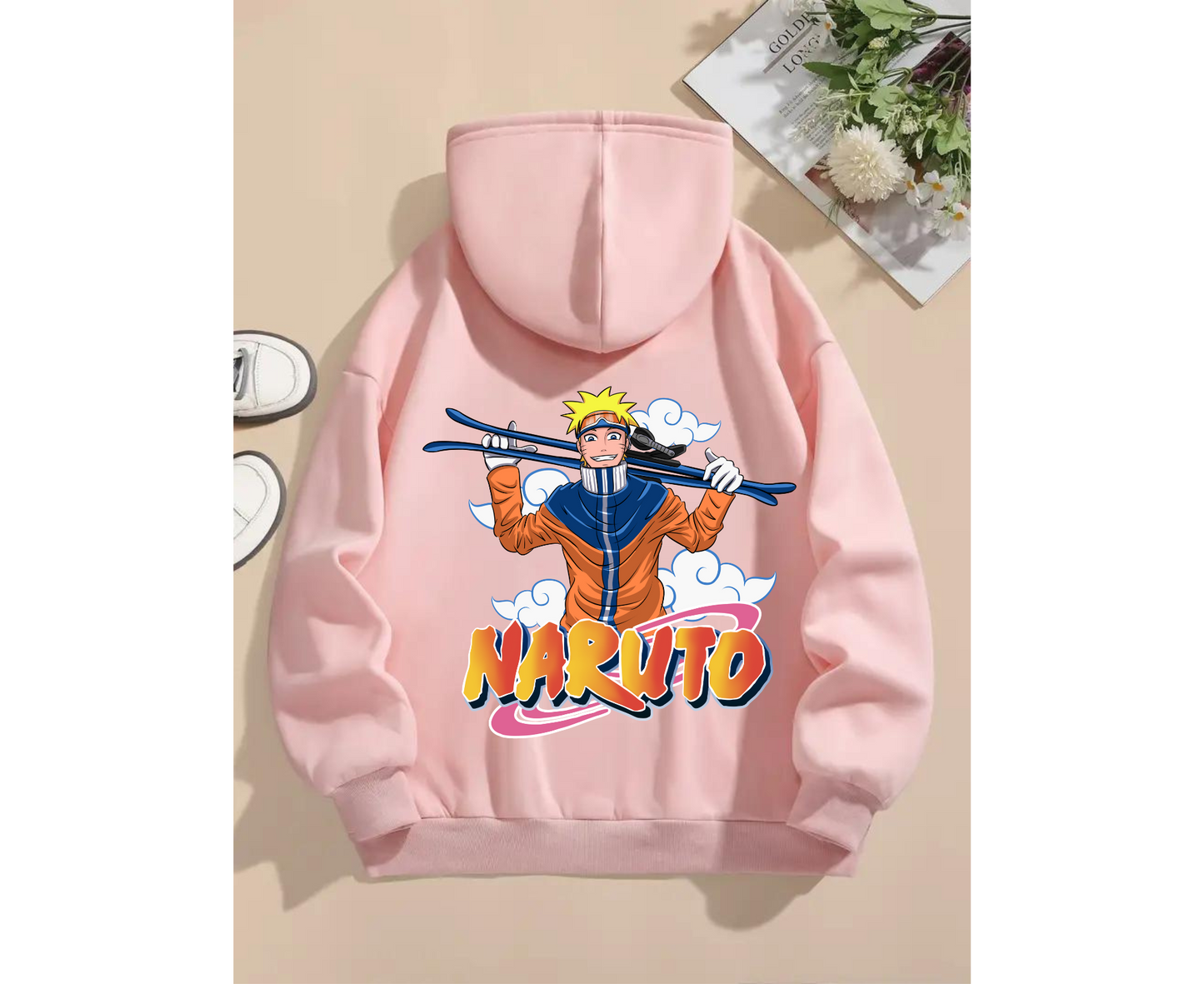 Naruto Skiing Pullover Hoodies